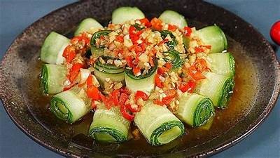 新鲜黄瓜的美味吃法，简单易学的健康料理短视频分享